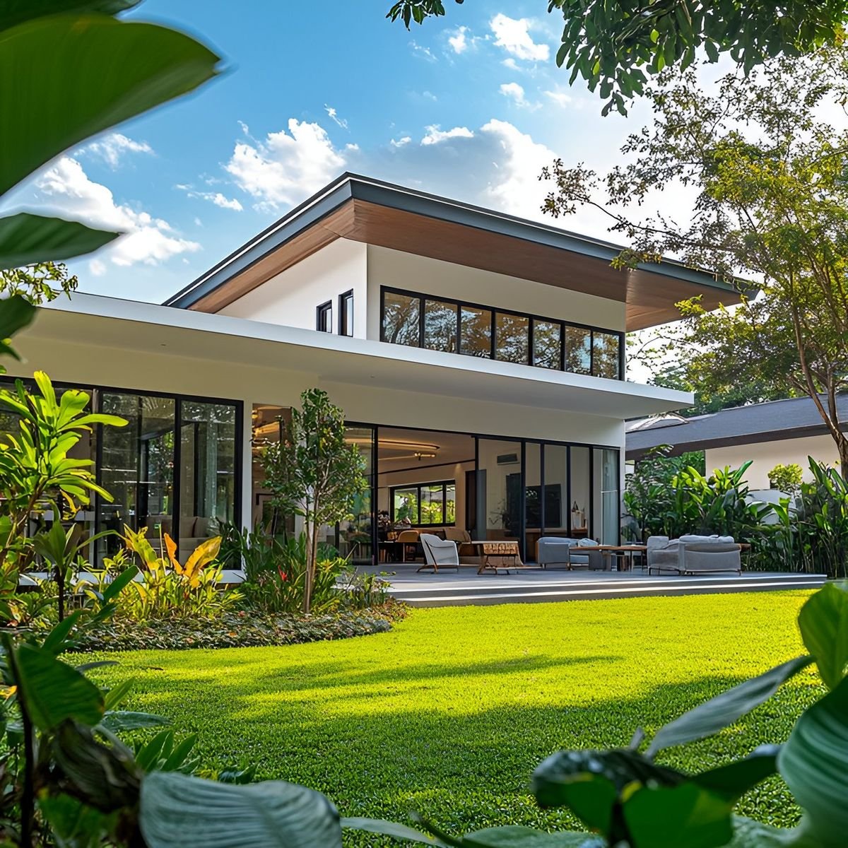 Three storey modern villa