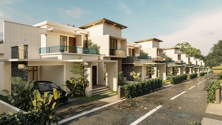 Two storey modern residence